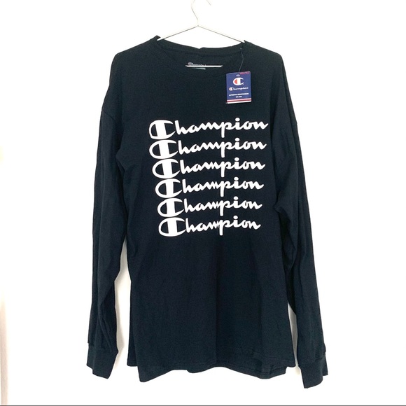 Champion repeat long sleeve t-shirt Clearance